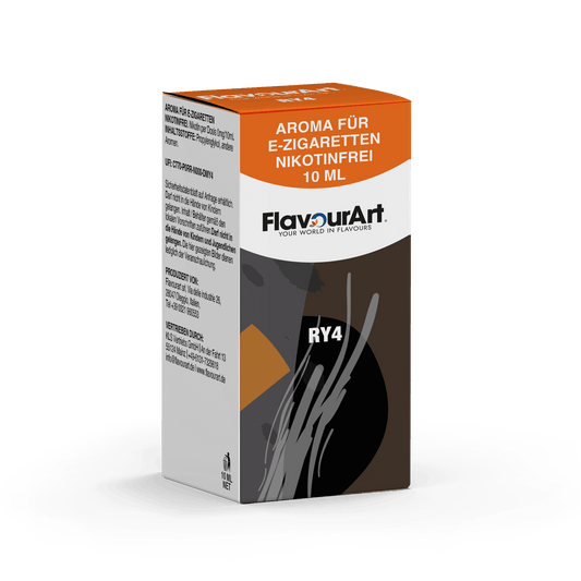 FlavourArt RY4 (süßer Tabak) Aroma 10ml – nikotinfrei für E-Zigaretten