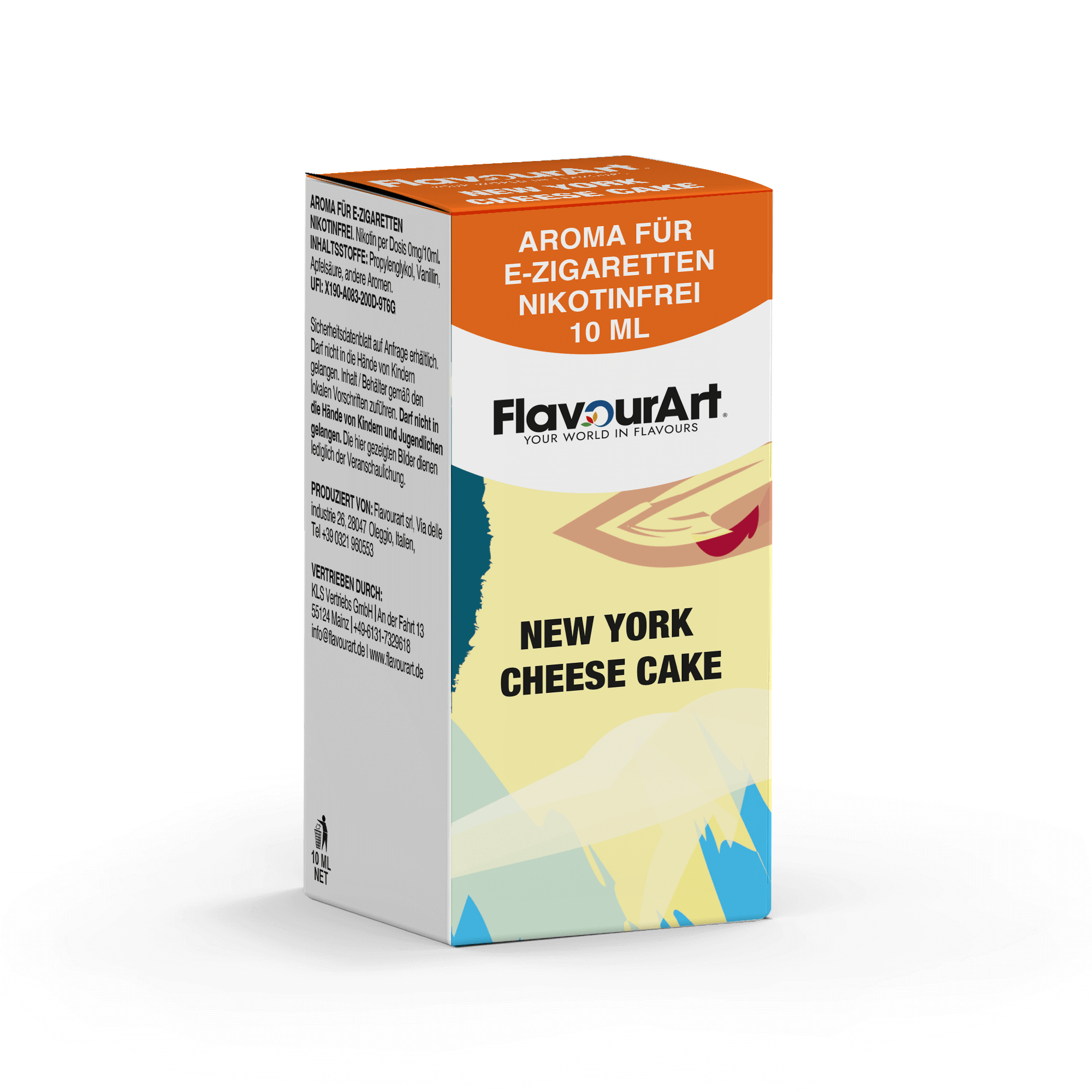 New York Cheesecake (Ksekuchen) Aroma  10 ml nikotinfrei | FlavourArt