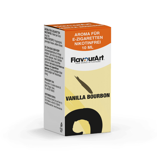Bild zum Produkt: Vanilla Bourbon (Vanille) Aroma für E-Zigaretten - Nikotinfrei - Inhalt 10 ml