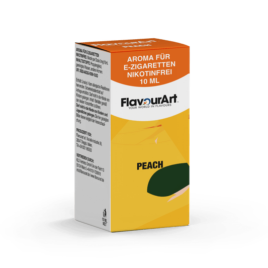 Bild zum Produkt: Peach (Pfirsich) Aroma für E-Zigaretten - Nikotinfrei - Inhalt 10 ml