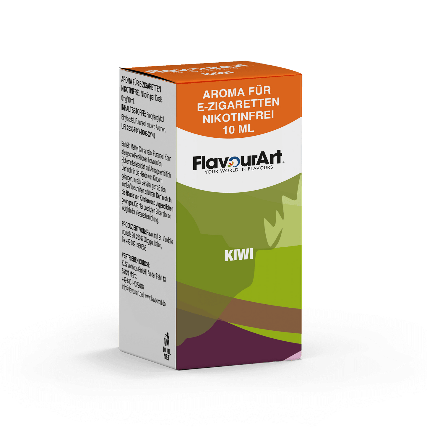 Bild zum Produkt: Kiw Aroma für E-Zigaretten - Nikotinfrei - Inhalt 10 ml