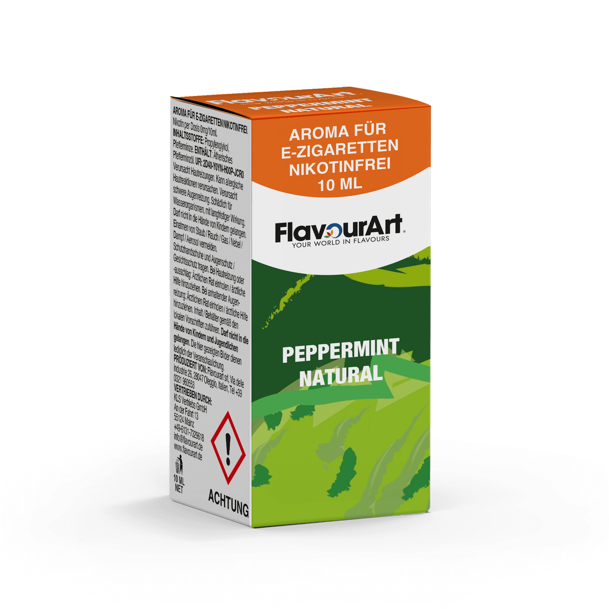 Peppermint Natural (Pfefferminze) Aroma 10 ml nikotinfrei | FlavourArt Peppermint Natural (Pfefferminze) Aroma 10 ml nikotinfrei | FlavourArt