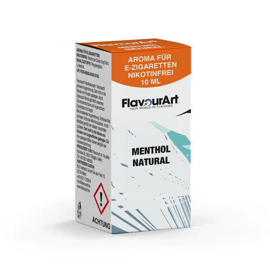 Bild zum Produkt: Menthol Natural Aroma für E-Zigaretten - Nikotinfrei - Inhalt 10 ml