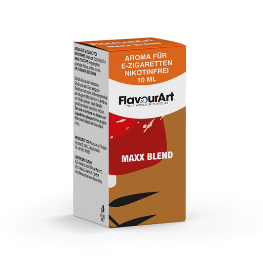 Bild zum Produkt: Maxx Blend (intensiver Tabak) Aroma für E-Zigaretten - Nikotinfrei - Inhalt 10 ml