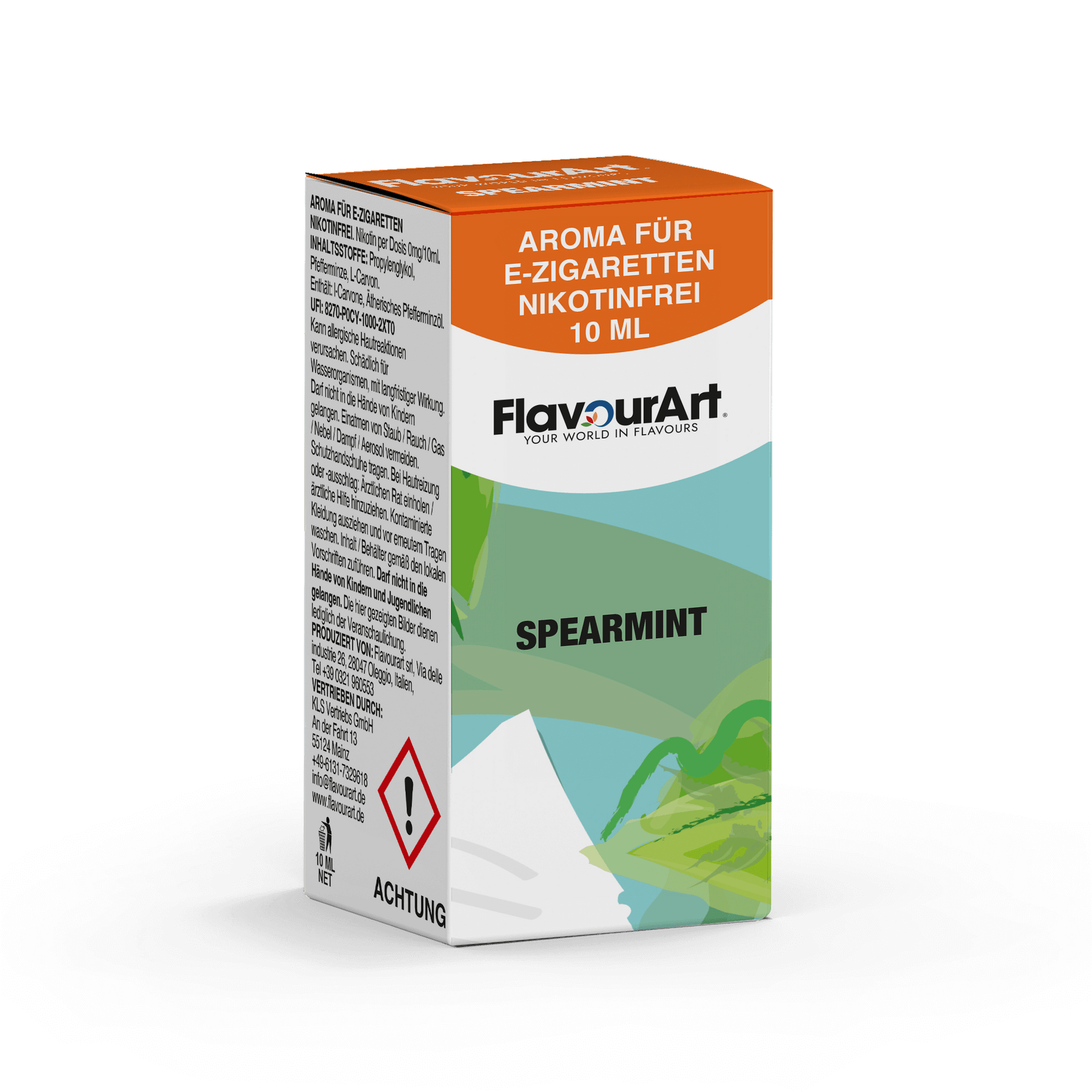 Spearmint (grne Minze / ser frische-Kaugummi) Aroma 10 ml nikotinfrei | FlavourArt Spearmint (grne Minze / ser frische-Kaugummi) Aroma 10 ml nikotinfrei | FlavourArt
