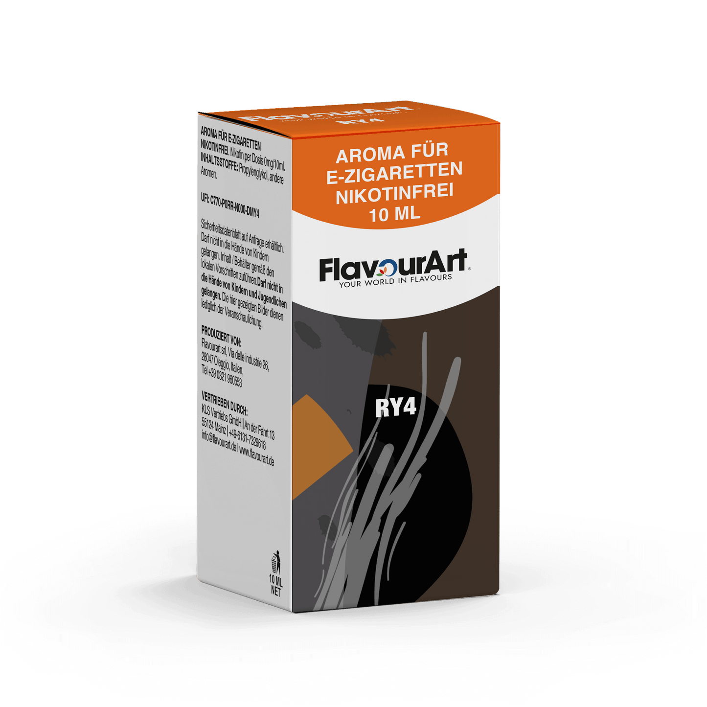Bild zum Produkt: RY4 (süßer Tabak) Aroma für E-Zigaretten - Nikotinfrei - Inhalt 10 ml