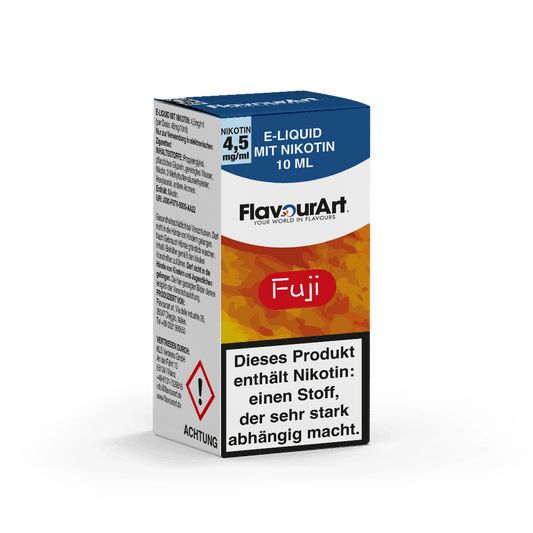 Bild zum Produkt: Fuji (süßer Apfel) E-Liquid - erhältlich in den Nikotinstärken 4,5 mg/ml, 9 mg/ml oder 18 mg/ml - Inhalt 10 ml