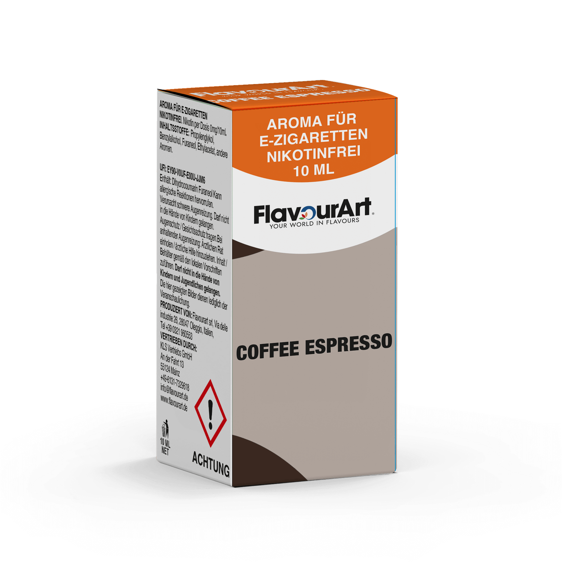 FlavourArt Coffee Espresso Aroma 10ml – nikotinfrei für E-Zigaretten