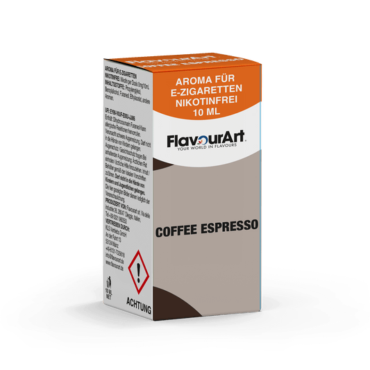 Bild zum Produkt: Coffee Espresso Aroma für E-Zigaretten - Nikotinfrei - Inhalt 10 ml